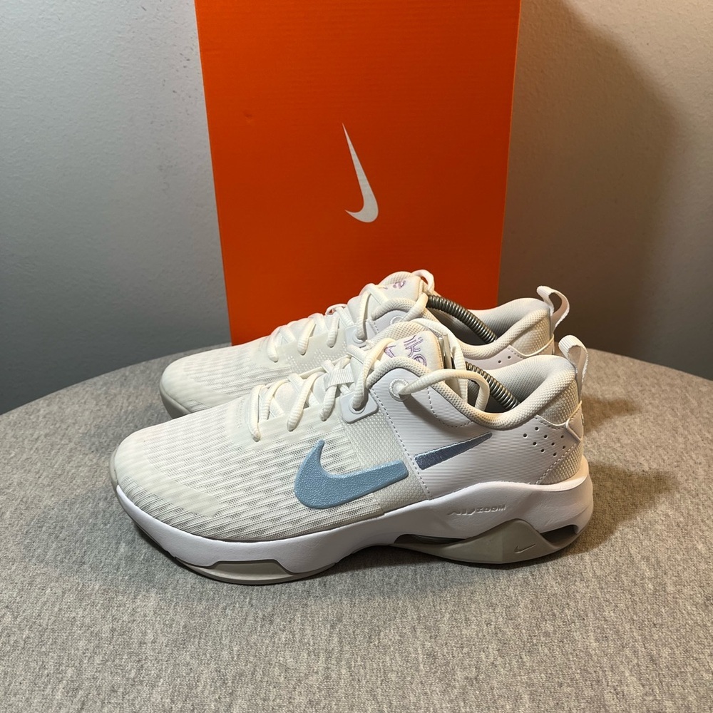 Nike Zoom Bella 6 White Light Armoury Blue Women's Gym Shoes Size 7 DR5720-106​ - Picture 4 of 11